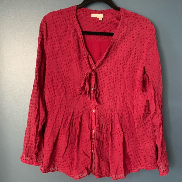 Wine Blouse - Picture 1 of 2